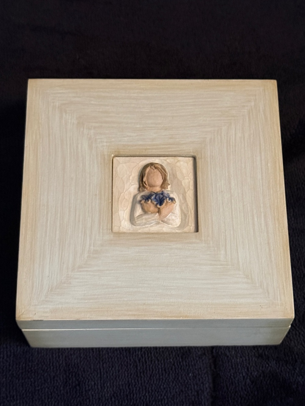 Willow Tree Wooden Keepsake Box "THANK YOU"